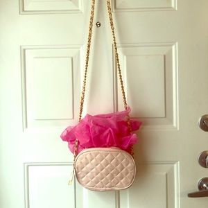 Pink cross body